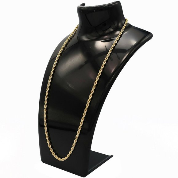 14k Gold Stamped 3mm 24" Rope Chain